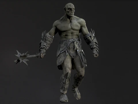 Orc Knight 3D Model