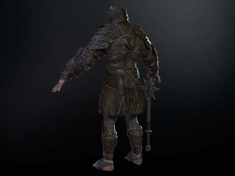 Orc Knight Model 3D