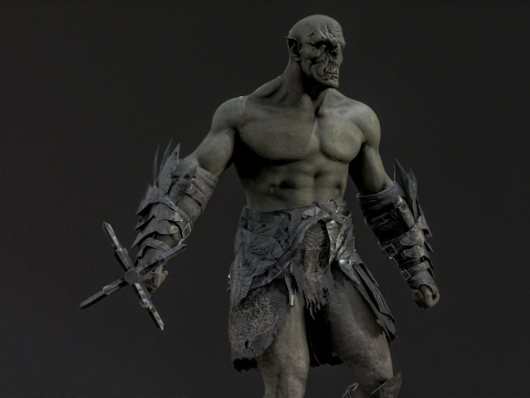 Orc Knight Model 3D
