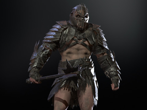 Orc Knight Model 3D