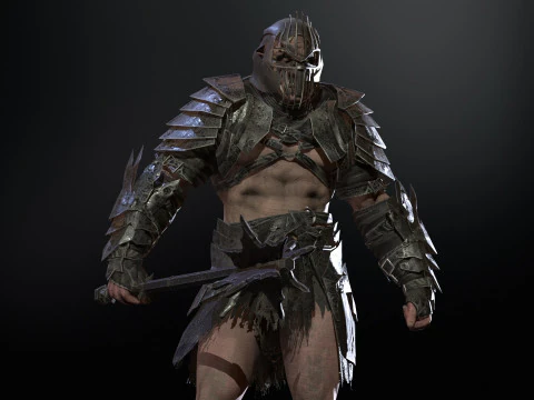 Orc Knight 3D Model