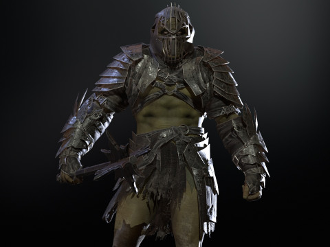 Orc Knight Model 3D