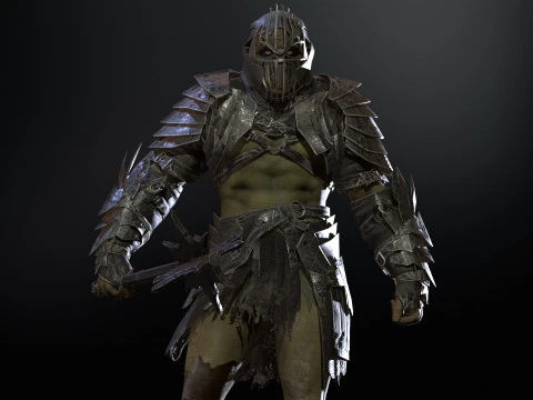 Orc Knight 3D Model