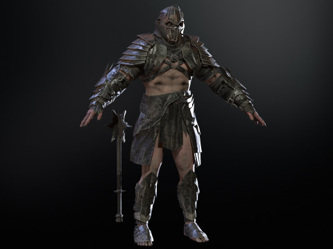 Orc Knight Model 3D