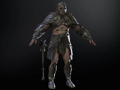 Orc Knight 3D Model