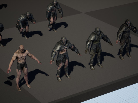 Orc Knight Model 3D