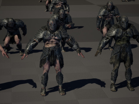 Orc Knight Model 3D