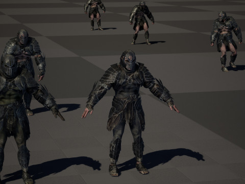 Orc Knight Model 3D
