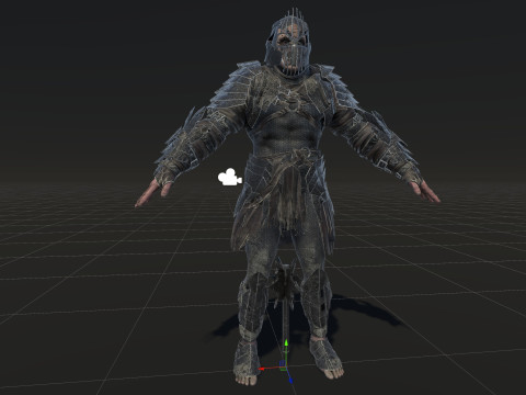 Orc Knight Model 3D