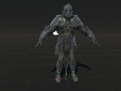Orc Knight Model 3D