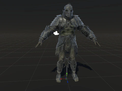 Orc Knight 3D Model