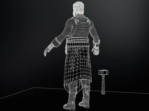 대장장이 3D 모델