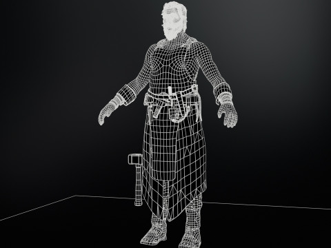 BlackSmith 3D Model
