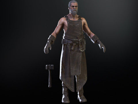 BlackSmith 3D Model