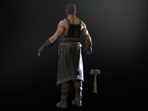 BlackSmith 3D Model