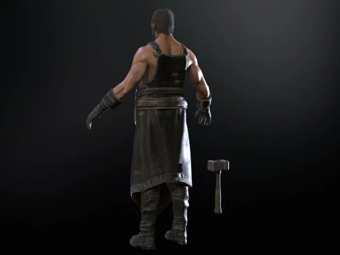 대장장이 3D 모델