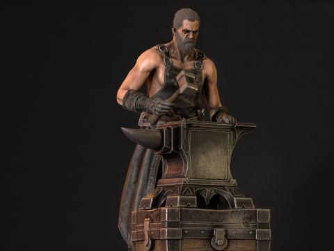 BlackSmith 3D Model