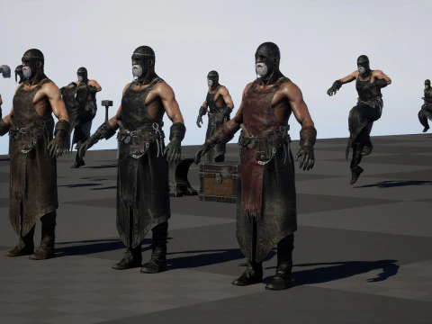 대장장이 3D 모델