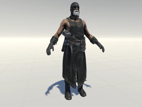 대장장이 3D 모델