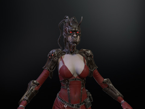 CyberPunkGirl 3D 模型