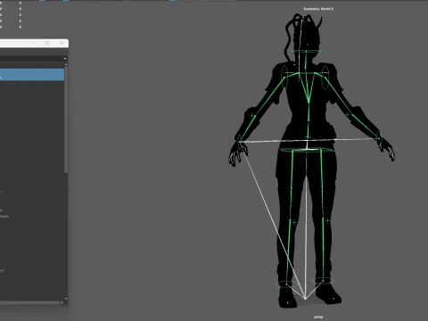 CyberPunkGirl 3D Model