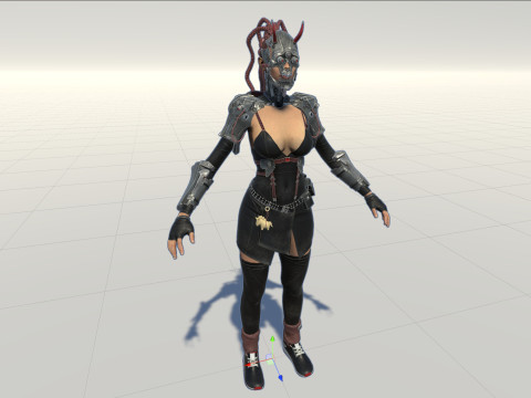 CyberPunkGirl 3D 模型