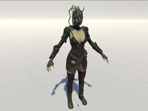CyberPunkGirl 3D 模型