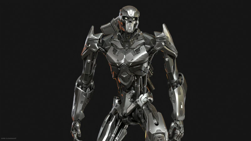 CyborgKiller2 3D Model .c4d .max .obj .3ds .fbx .stl .blend 