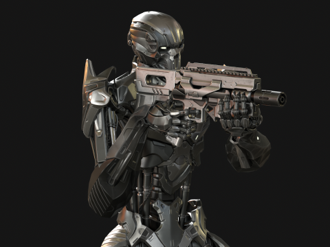 CyborgKiller2 3D 模型