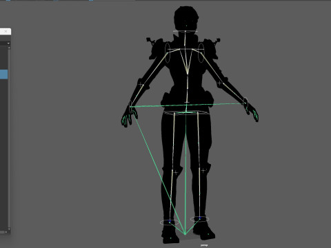 SciFiCopGirl Modelo 3D