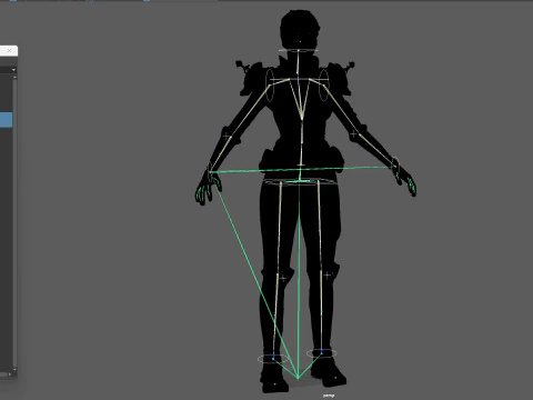 SciFiCopGirl 3D Model