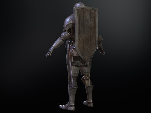 Skeleton Knight 3D 모델
