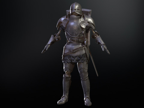 Skeleton Knight 3D 모델
