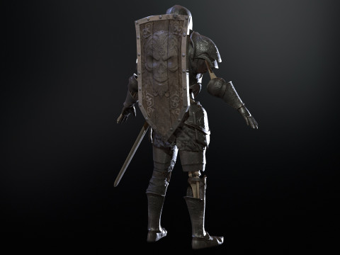 Skeleton Knight 3D 모델