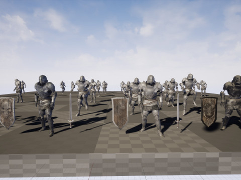 Skeleton Knight 3D 모델