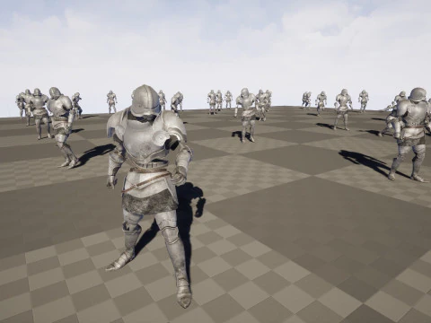 Cavaliere Scheletro Modello 3D