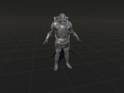 Skeleton Knight 3D 모델