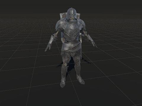 Skeleton Knight 3D 모델