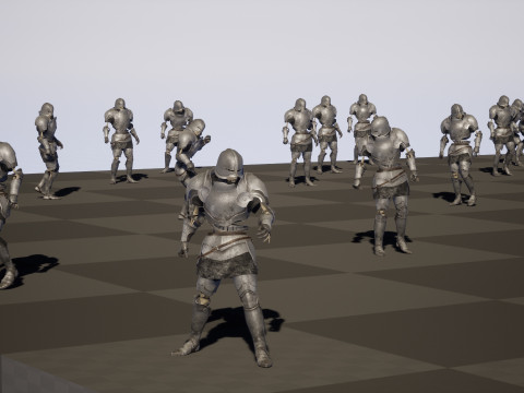 Skeleton Knight 3D 모델