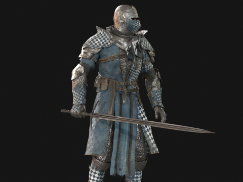 Knight Remaster 3D मॉडल