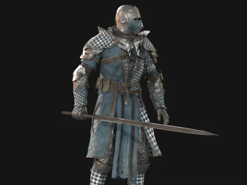 Knight Remaster 3D Model
