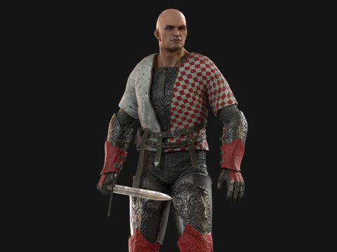 Knight Remaster 3D Model
