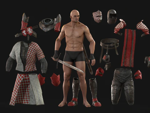 Knight Remaster 3D Model