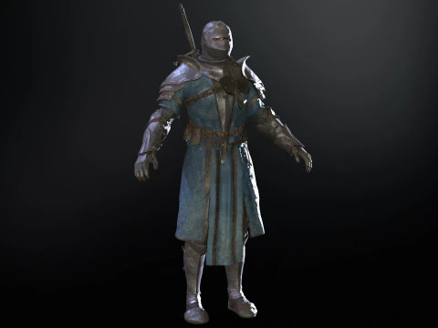 Knight Remaster 3D Model