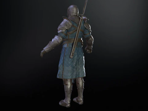Knight Remaster 3D Model