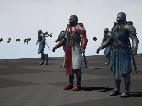 Knight Remaster 3D Model