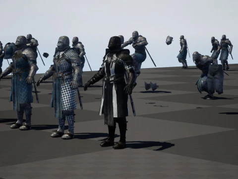 Knight Remaster 3D Model