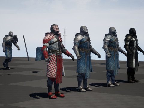 Knight Remaster 3D मॉडल