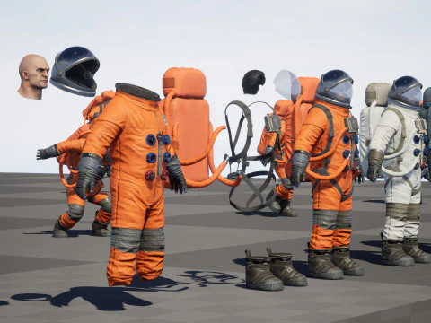 Astronot 3D Model