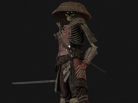 SkeletonSamurai2 3D Model